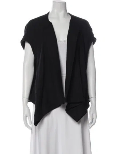 Pre-owned A Detacher Wool Jacket In Black