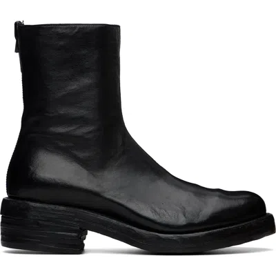 A Diciannoveventitre A Diciannoventitre Black Kangaroo M110 Ankle Boots