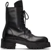 A Diciannoveventitre Black Zac Low Medium Boots In Black