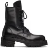 A Diciannoveventitre Black Zac Low Medium Boots In Multi