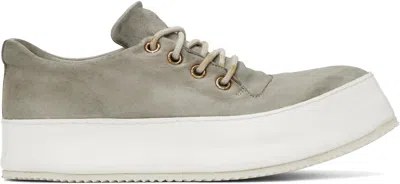 A Diciannoveventitre Gray Canua Low Sneakers In Grey