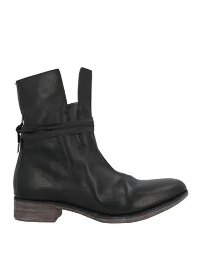 A Diciannoveventitre Man Ankle Boots Black Size 9 Leather