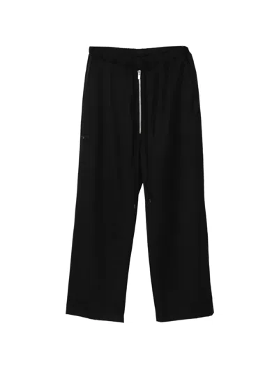 A Diciannoveventitre Wool Trousers In Black