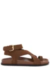 A.emery 20mm Jalen Suede Sandals In Tan