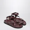 A.emery A. Emery Elbert Sandals Mulberry Lizard In Purple