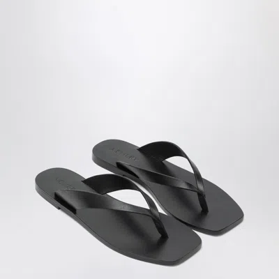 A.EMERY A.EMERY THE KINTO SANDALS BLACK IN LEATHER
