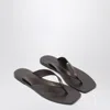A.emery The Kinto Sandals Dark Brown In Leather