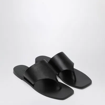 A.emery The Paton Sandals Black In Leather