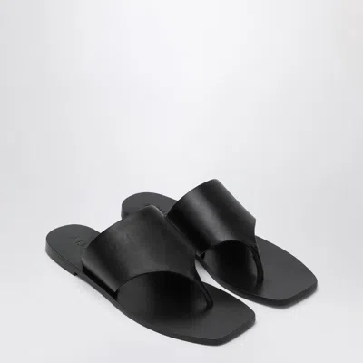 A.EMERY A.EMERY	  THE PATON SANDALS BLACK IN LEATHER