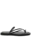 A.emery Black Slip On Sandals In Black