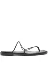 A.emery Nodi Leather Sandals In Purple