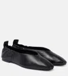 A.emery Brie Leather Ballet Flats In Black