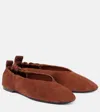 A.emery Brie Suede Ballet Flats In Brown