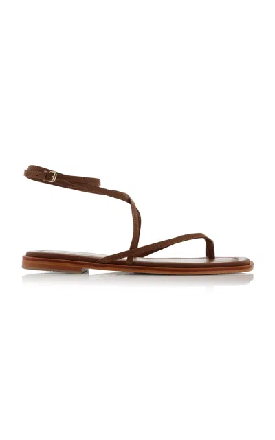 A.emery Davis Leather Sandals In Tan