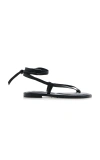 A.emery The Heidi Sandals Dark Brown In Leather In Black