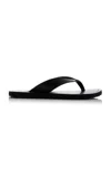 A.emery 10mm Kinto Leather Flip Flops In Black