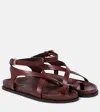 A.emery A. Emery Elbert Sandals Mulberry Lizard In Purple
