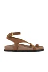 A.emery Jalen Suede Sandals In Caribou Suede