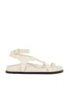 A.emery Jalen Leather Sandals In Eggshell