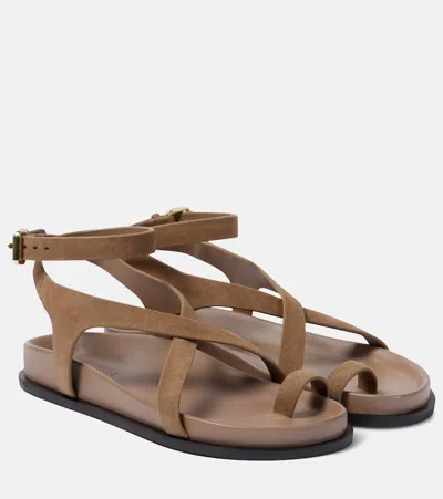A.EMERY A. EMERY JALEN SLIM SUEDE SANDALS