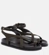 A.emery 20mm Jalen Leather Sandals In Brown
