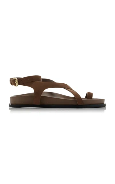 A.EMERY JALEN SLIM SUEDE SANDALS