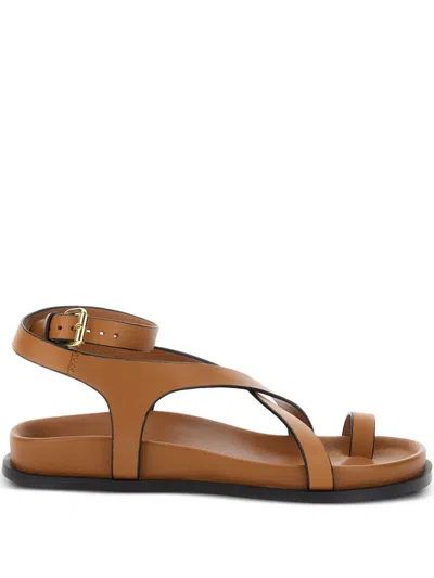 A.EMERY JALEN STRAPPY FLAT SANDALS