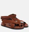 A.emery A. Emery Jalen Sandals Sienna Suede In Brown