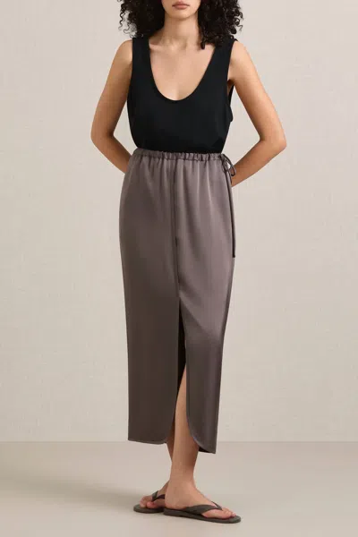 A.emery Kindell Midi Skirt In Graphite In Pink