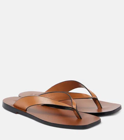 A.EMERY KINTO LEATHER SANDALS
