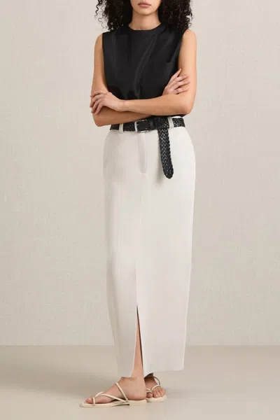 A.emery Larley Midi Skirt In Oyster In White