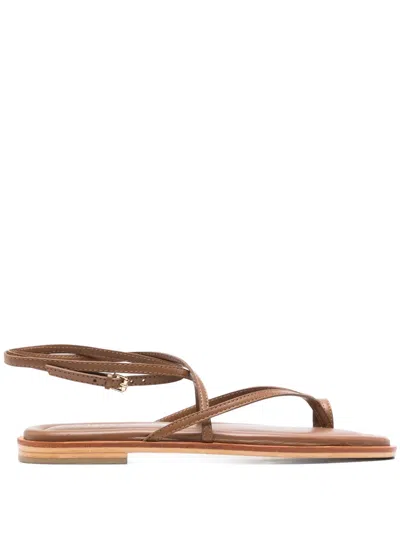 A.emery Leather Sandals In Brown