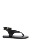 A.emery 'millar' Black Sandals With Criss-crossed Straps And Buckle Closure In Black