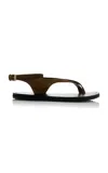A.emery Millar Suede Sandals In Brown