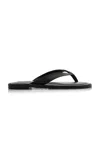 A.emery 10mm Kinto Leather Flip Flops In Grey