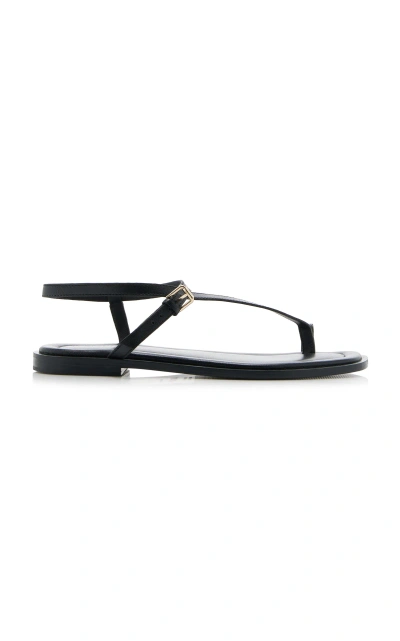 A.emery Pae Leather Sandals In Black