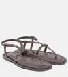 A.emery Remly Leather Thong Sandals In Brown