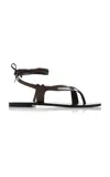 A.emery 242263walnutleather Sandals In Brown