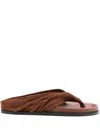 A.emery Shaw Flip Flops In Brown