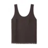 A.emery Sloane Tank In Chocolate
