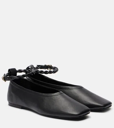 A.emery Steele Leather Ballet Flats