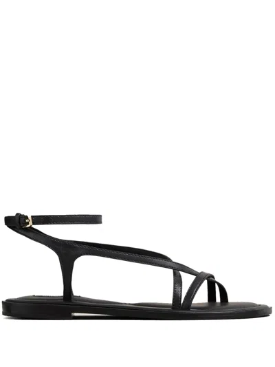 A.emery The Edna Sandals In Black