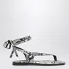 A.emery The Heidi Sandals Snake-effect In Leather