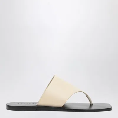 A.EMERY A.EMERY THE PATON SANDALS IVORY IN LEATHER