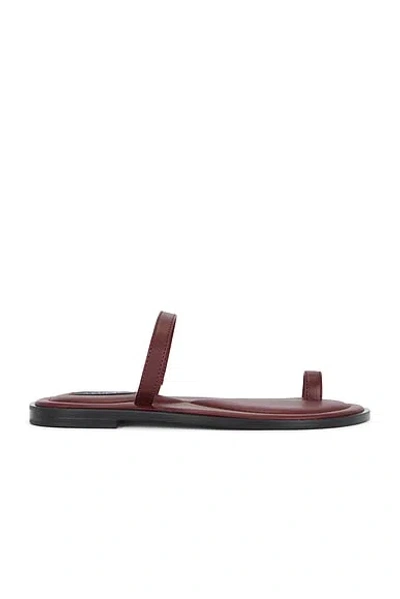A.emery 10mm Turi Leather Sandals In Maroon