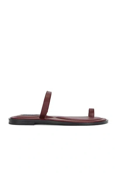 A.emery 10mm Turi Leather Sandals In Merlot