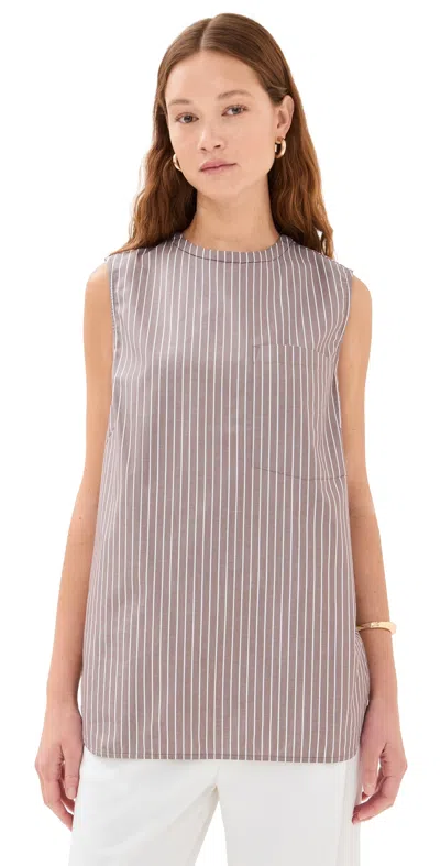 A.emery A. Emery Wolfe Shirt Mocha Stripe