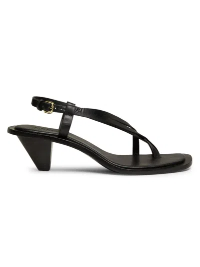 A.emery Women's Ira Leather Heeled Sandals In Black