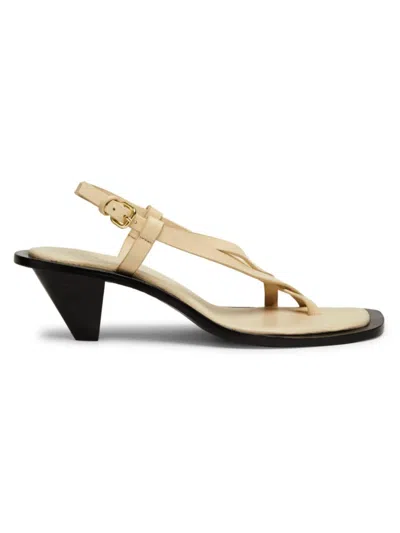 A.emery Ira Leather Sandals In White