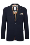 A Fish Named Fred Men's Small Bubble Blazer In Navy In Blue